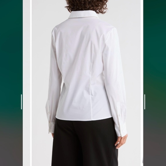 Boss Bierdie Shirt in White Size 6 - Picture 3 of 10